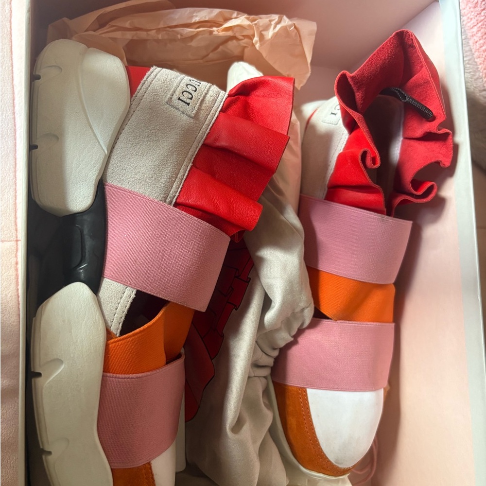 Emilio Pucci Colorful Chunky Sneakers